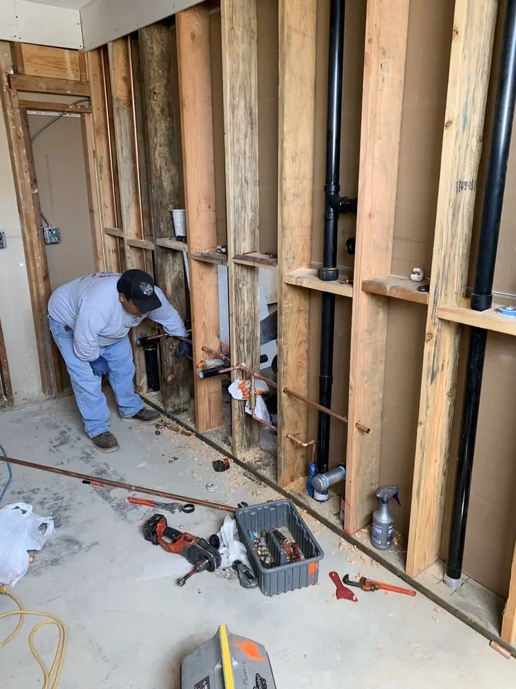Commercial rough-in plumbing for Gas Line Repair in West Norriton